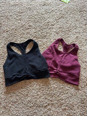 Marshalls ribbed twist sports bras - Bundle of 2